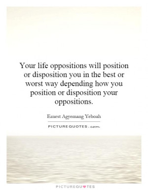Disposition Quotes