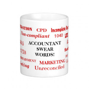 Accountant Swear Words Rude...