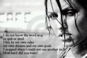 Quotes on training hard