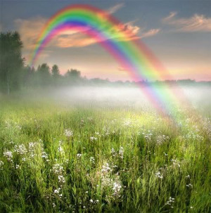 God-The creator God's Beautiful Rainbow