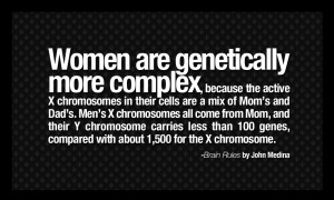 10. Men and women’s brains are different genetically.