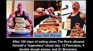 Competitive Eater Tries The Rock's Epic Cheat Meal