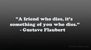 Sad Quotes About Death of a Friend