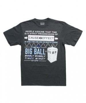 Doctor Who Wibbly Wobbly Quote T-Shirt Front