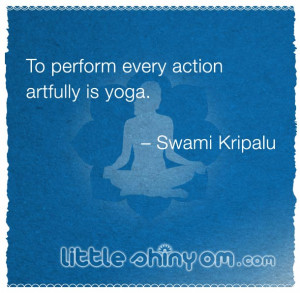 little inspiration for your yoga practice