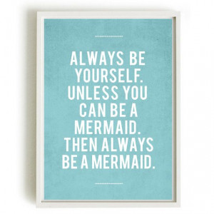 ... Mermaid, Bathroom Quotes, Quotes Art, Dust Covers, Book Jackets, Dust