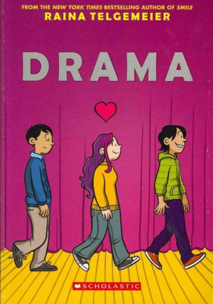 Drama by Raina Telgemeier, with color by Gurihiru