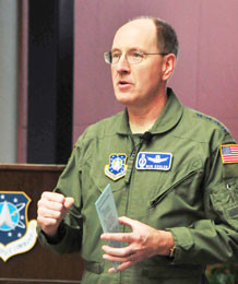 Gen. C. Robert Kehler, commander, Air Force Space Command, during an ...