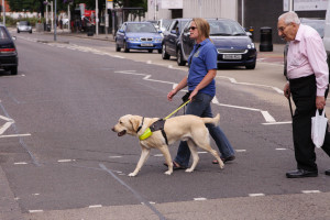 With huge thanks to Catherine and to the Guide Dogs for the Blind ...