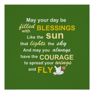 Irish Sayings About Family Irish blessing for courage