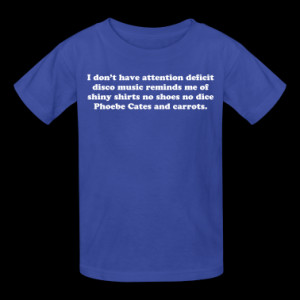 Funny Attention Deficit Disorder ADD ADHD Kids' Shirts