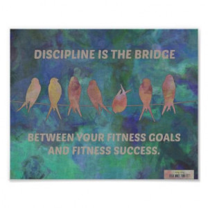 Discipline is the Bridge: Fitness Motivational Quote for Success ...