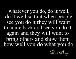 Walt disney, quotes, sayings, doing well, motivational