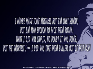 Eminem Song Lyrics Quotes Eminem song lyric quote in