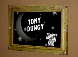 Tony's door at the Tonight Show
