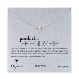 home > necklaces > pearls of... > pearls of friendship sterling silver ...