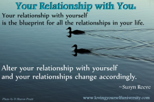 Compelling Loving Yourself Quote from Susyn Reeve