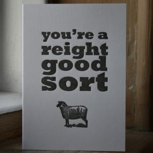 by phylecia yorkshire sayings greeting card