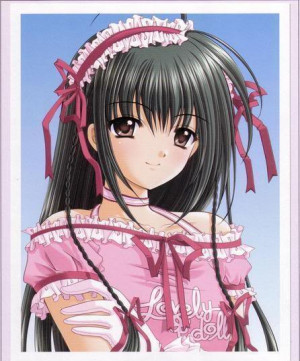 Tough Anime Girl Image