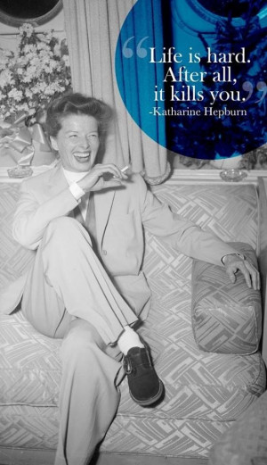 Katherine Hepburn, a woman who exuded wit, class, charm, and talent.