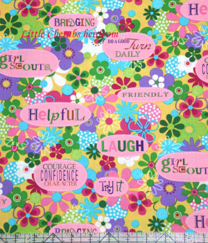 Girl Scout Fabric