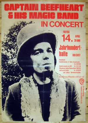 CAPTAIN BEEFHEART 1972 - Tourposter, 60 x 84 cm.JPG