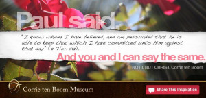 Quotes by Corrie ten Boom