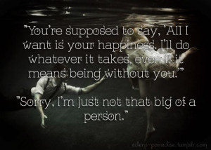 ... just not that big of a person. (The Unbecoming of Mara Dyer