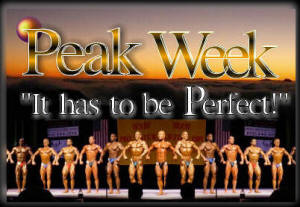 Peak Week for Bodybuilders - It Has to be Perfect