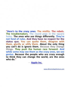 Near Miss, Incident & Accident Reporting App - Quote from Apple Inc.