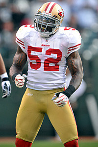 Kirby Lee/Image of Sport/US Presswire Patrick Willis has averaged ...