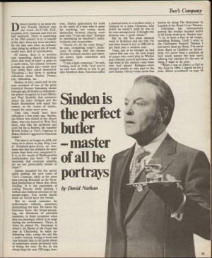 Thread: Donald Sinden