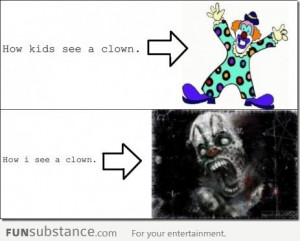 awesome, clown, funny, humor, lol, perception, photo, quotes, text ...