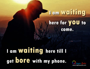 Waiting For Someone Special Quotes Boy waiting for someone