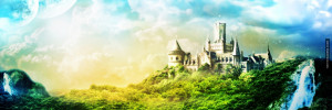 Fantasy Castle Twitter Header Cover