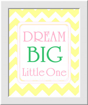 Elephants Safari Jungle Animals Dream Big Little One Quotes for Baby ...