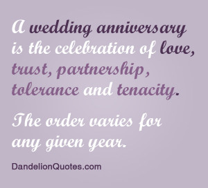 ... is the celebration of love,trust,Partnership,tolerance and tenacity