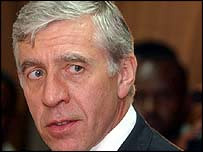 Jack Straw expressed solidarity with Egypt