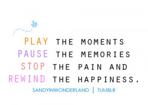 Play the moments quote