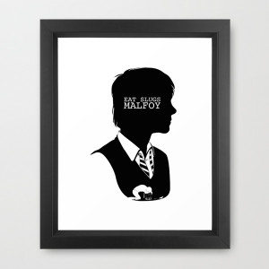 Ron - Quote Silhouette Framed Art Print