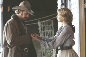 Kevin Costner and Annette Bening in Buena Vista Pictures' Open Range ...