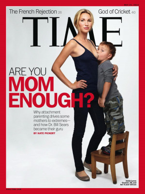 woman breastfeeding her 3-year-old son appears on the May 21, 2012 ...