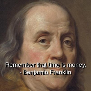 Benjamin franklin quotes and sayings witty money time deep