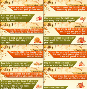 Thanksgiving Bible Verses – Free Thanksgiving Countdown Printable