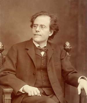 The photo of Gustav Mahler (1860-1911)