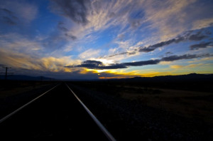 Union Pacific Railroad. Mojave Desert, California
