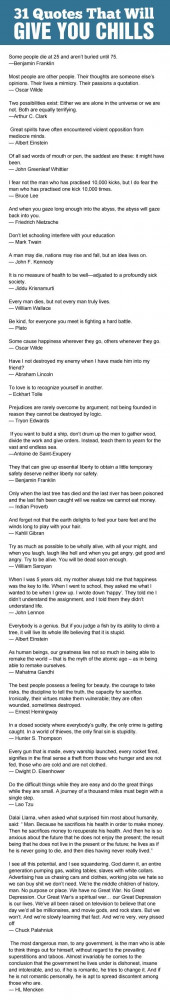 31 Quotes That Will Give You Chills