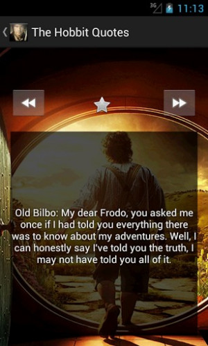 The Hobbit Quotes SCREENSHOTS