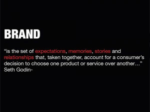 The Definition of Branding via Seth Godin #marketing #branding