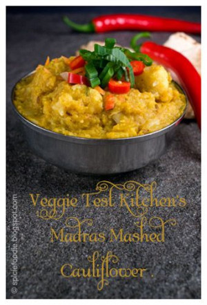 Vegan Indian Cauliflower Mash, or Aloo Gobi Mash